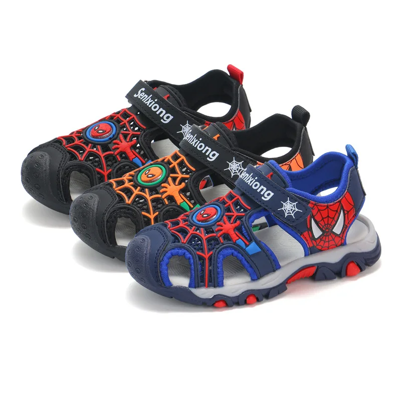 Summer 2021 new cartoon sandals children's spiderman boy baby shoes Rubber Sole Mesh Sandals
Summer 2021 new cartoon sandals children's spiderman boy baby shoes Rubber Sole Mesh Sandals