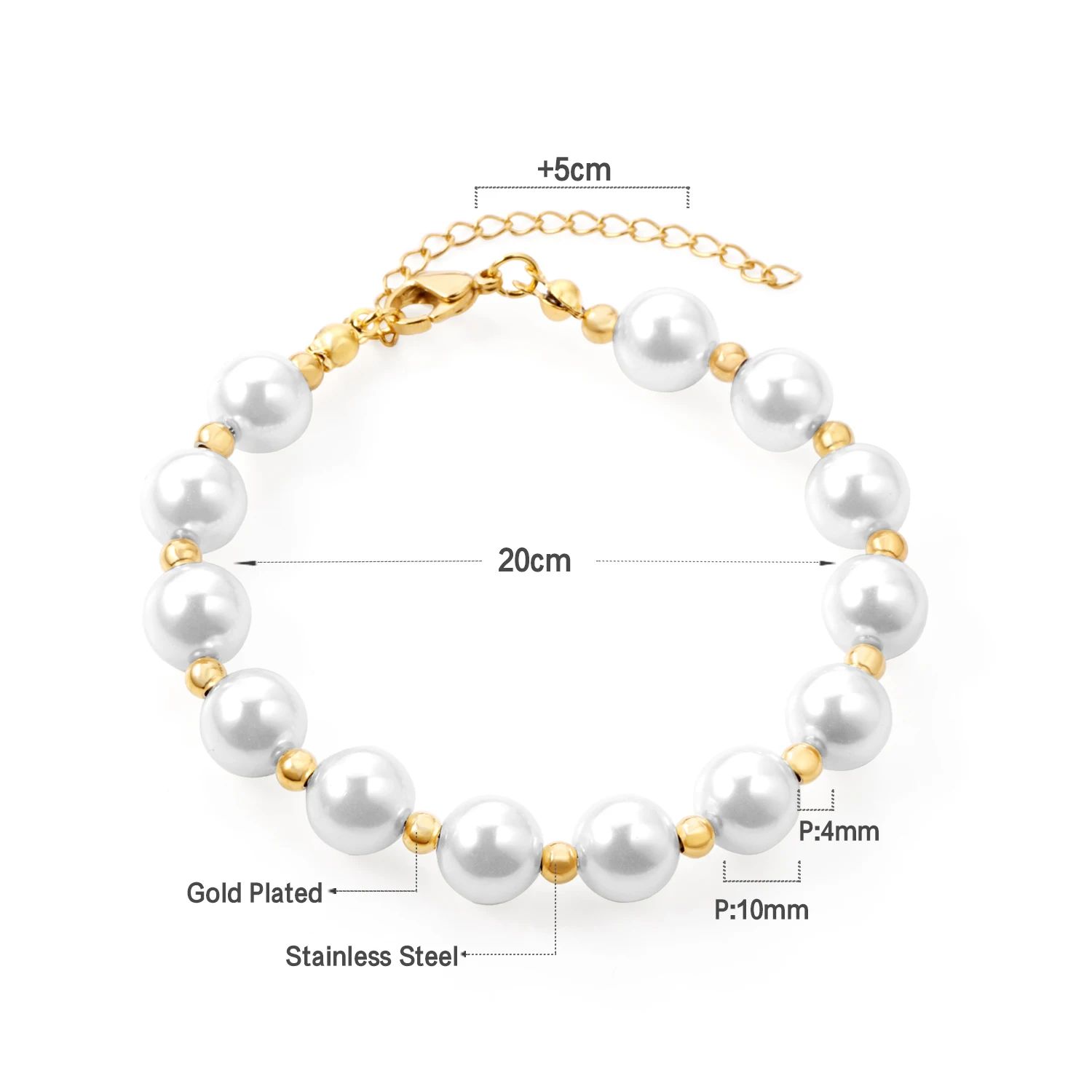Fashion Stainless Steel Pearl Steel Ball Gold Plated Simple Heart Shape Bracelet & Bangle Women, Gold/silver avaliable
Fashion Stainless Steel Pearl Steel Ball Gold Plated Simple Heart Shape Bracelet & Bangle Women, Gold/silver avaliable