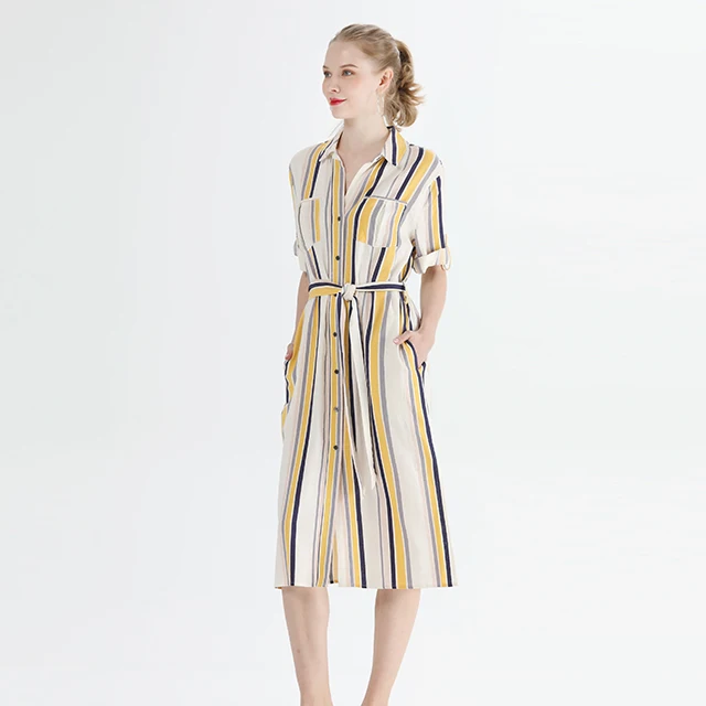 Womens Fashion Spring Casual LongSleeve Rayon Elegant Belted Clothing Maxi Shirt Dresses
Womens Fashion Spring Casual LongSleeve Rayon Elegant Belted Clothing Maxi Shirt Dresses