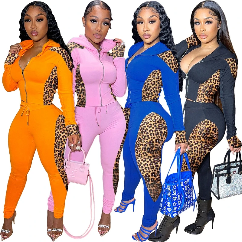EB-20110509 Wholesale sweat suits apparel leopard patchwork hoodies and joggers pants two piece pants set
EB-20110509 Wholesale sweat suits apparel leopard patchwork hoodies and joggers pants two piece pants set