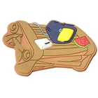 Pvc Personality 3d Design Embossed Soft Fridge Magnet