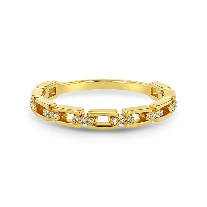 Milskye hot sale simple S925 sterling silver rectangular hollow out chain link band ring
Milskye hot sale simple S925 sterling silver rectangular hollow out chain link band ring
