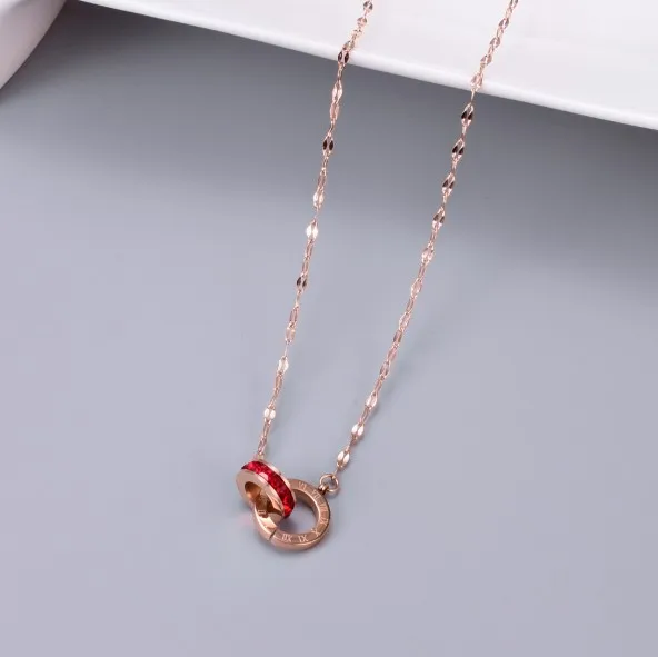 China Factory Simple Zircon CZ Stone Pendant Jewelry Red Crystal Necklace, Rose gold
China Factory Simple Zircon CZ Stone Pendant Jewelry Red Crystal Necklace, Rose gold