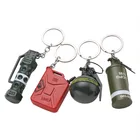 New Game Player Unknown Battle Grounds 3D Keychain Weapon Gun Car Revolver eat chicken game Men Women car keychain
