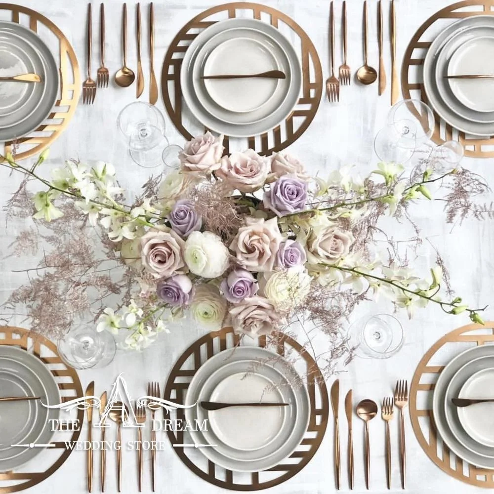 Golden Mirror Placemats For Banquets Luxury Table Setting Golden Chargers For Wedding From The A Dream Wedding Store, Gold/silver/rose gold
Golden Mirror Placemats For Banquets Luxury Table Setting Golden Chargers For Wedding From The A Dream Wedding Store, Gold/silver/rose gold