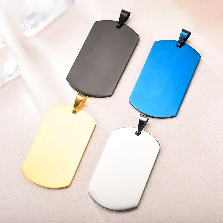 G2249 Custom Wholesale Titanium Stainless Steel Blank Engraving Dog Tag Fashion Jewelry Pendants & Charms
G2249 Custom Wholesale Titanium Stainless Steel Blank Engraving Dog Tag Fashion Jewelry Pendants & Charms