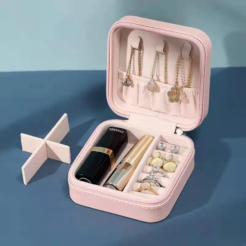 Women Girls Organizer Earring Ear Stud PU Leather Portable Jewel Case Jewellery Packing Jewelry Box Travel Case with Mirror, Customized color jewelry box with logo
Women Girls Organizer Earring Ear Stud PU Leather Portable Jewel Case Jewellery Packing Jewelry Box Travel Case with Mirror, Customized color jewelry box with logo