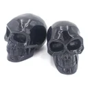 Wholesale Hand Carved Blue Sand Stone Gem Stone Mini Crystal Skulls