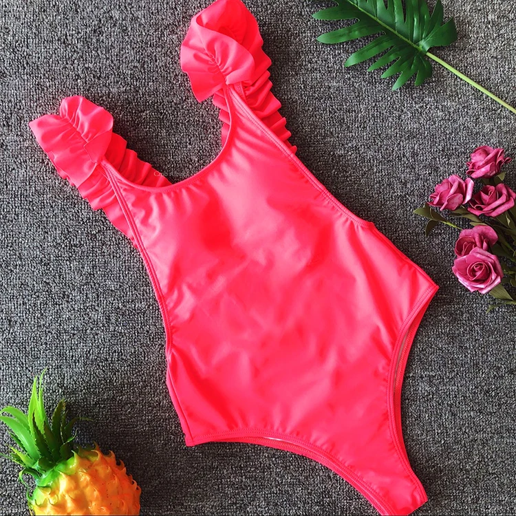 2021 Sexy One Piece Swimsuit Push Up Swimwear Women Ruffle Monokini Adjustable Shoulder Swimsuit Bodysuit Bathing Suit Swim Wear
2021 Sexy One Piece Swimsuit Push Up Swimwear Women Ruffle Monokini Adjustable Shoulder Swimsuit Bodysuit Bathing Suit Swim Wear