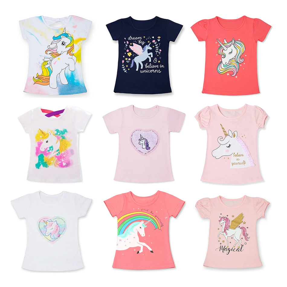 Factory direct low-priced children's girls T-shirts 2021 summer children's T-shirts 2-9 years old children's wholesale
Factory direct low-priced children's girls T-shirts 2021 summer children's T-shirts 2-9 years old children's wholesale
