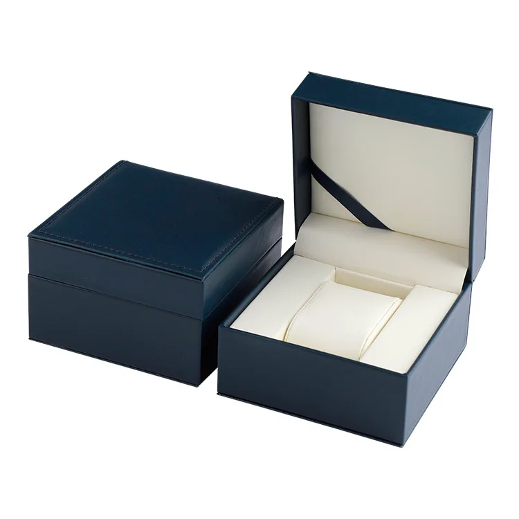 Packaging Box for Jewelry and Watch Box Packaging Christmas Gift Recyclable UV Coating Varnishing Embossing PU leather Box, Blue color
Packaging Box for Jewelry and Watch Box Packaging Christmas Gift Recyclable UV Coating Varnishing Embossing PU leather Box, Blue color