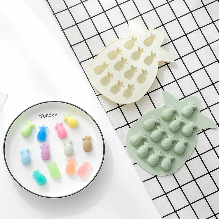 Creative Fruit Pineapple Silicone Pineapple Ice Tray Baking Chocolate Handmade Soap Jelly Mold, 4 colors
Creative Fruit Pineapple Silicone Pineapple Ice Tray Baking Chocolate Handmade Soap Jelly Mold, 4 colors