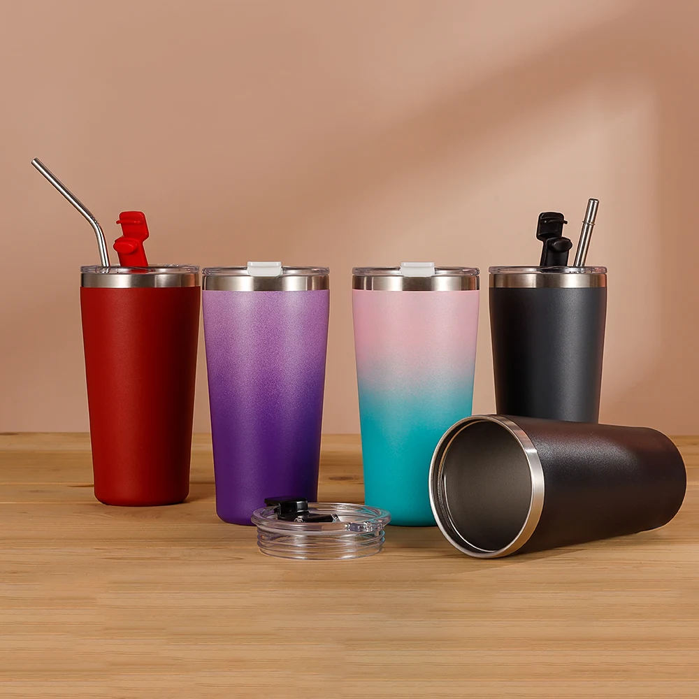 Wholesale 580ml/870ml Custom Logo Vacuum Thermal Double Wall Stainless Steel Sealed Insulated Coffee Travel Tumblers with Lid, Customized color
Wholesale 580ml/870ml Custom Logo Vacuum Thermal Double Wall Stainless Steel Sealed Insulated Coffee Travel Tumblers with Lid, Customized color