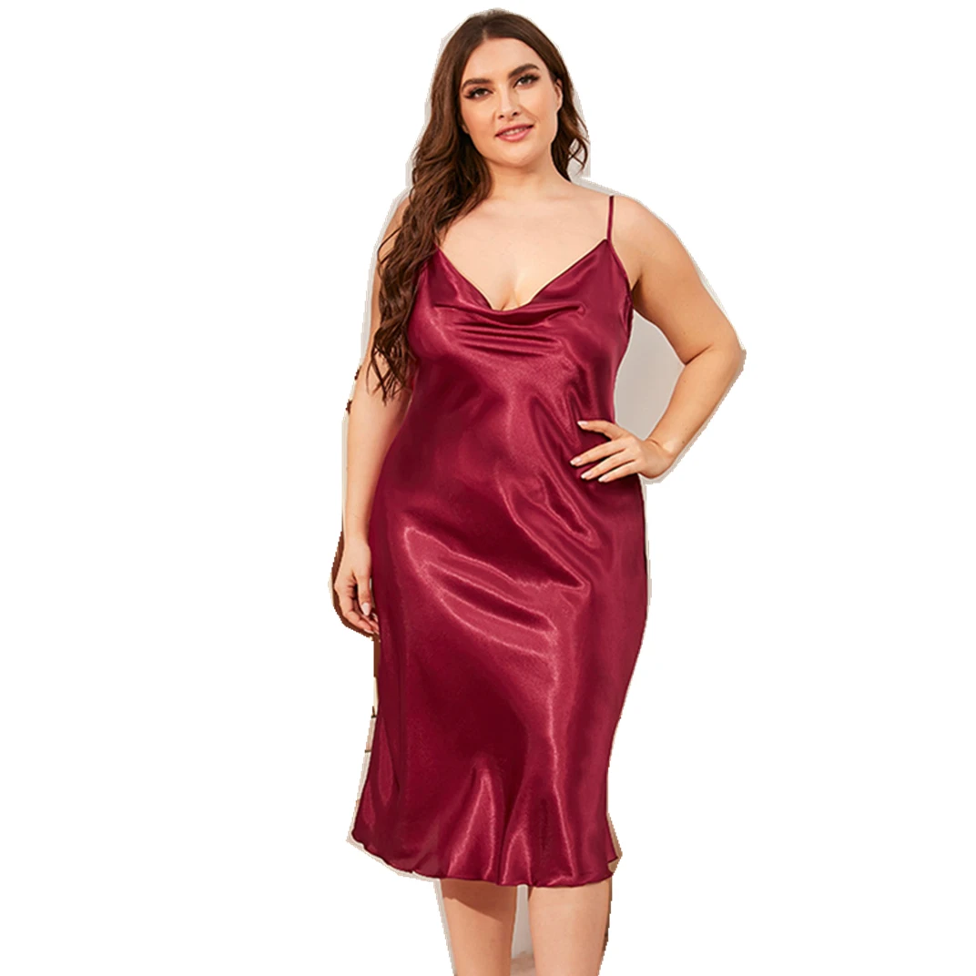 Custom Sexy Silk Satin Women Pajamas Sleeveless Pyjama Femme Night Dress Pajama Sleepwear
Custom Sexy Silk Satin Women Pajamas Sleeveless Pyjama Femme Night Dress Pajama Sleepwear