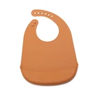 2020 Wholesale Logo Custom Baby Bibs Waterproof Feeding Kids Silicone Bib for Children