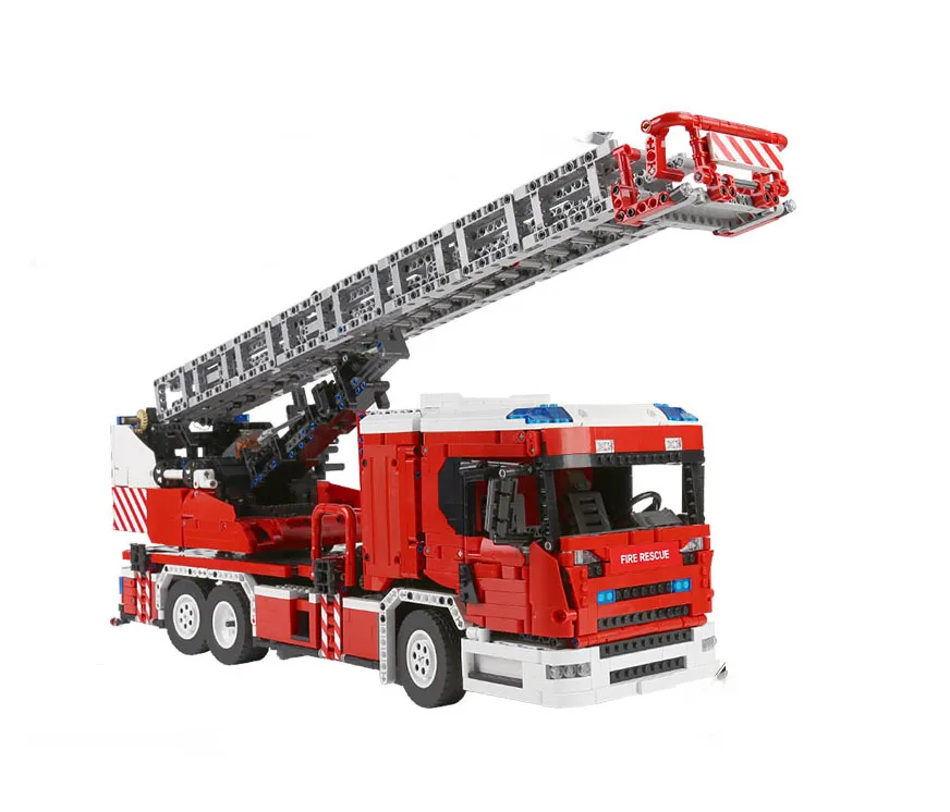 4886pcs Model kits Mould King 17022 Fire Rescue Vehicle Assembly Building Block for kids High-Tech Car Model for Christmas gift
4886pcs Model kits Mould King 17022 Fire Rescue Vehicle Assembly Building Block for kids High-Tech Car Model for Christmas gift