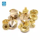 Nickel Free Snap Metal Button Us Fashionable Custom Design Logo Engraved Sewing Gold Metal Snap Button