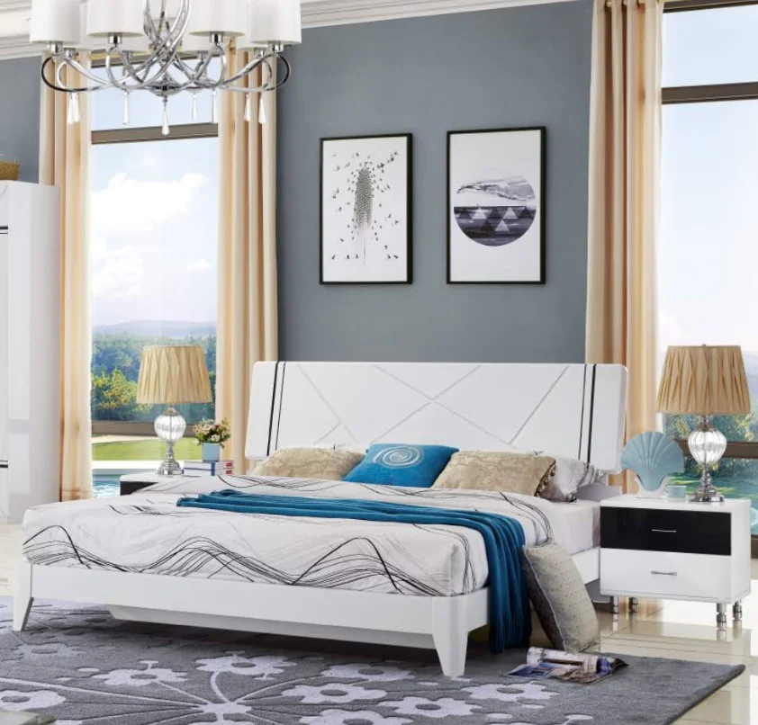 2021 Foshan online selling MDF board modern high glossy bedroom suits home furniture, As picture
2021 Foshan online selling MDF board modern high glossy bedroom suits home furniture, As picture