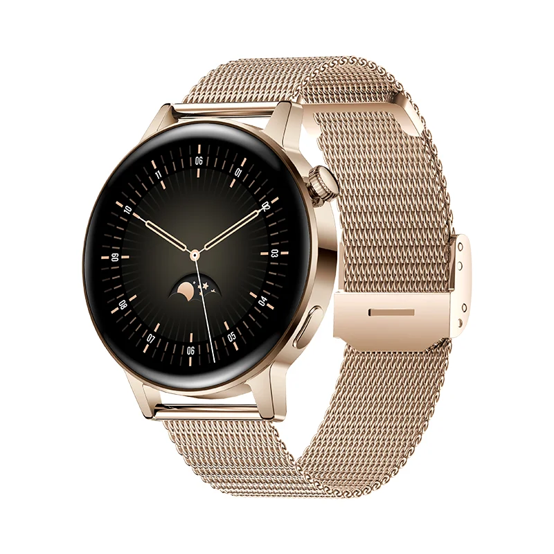 Health Smartwatch AK03 Sport, Gold Pink Strap Phone Call Blood Oxygen Measuring Music Play Weather Display Fitness Tracker
Health Smartwatch AK03 Sport, Gold Pink Strap Phone Call Blood Oxygen Measuring Music Play Weather Display Fitness Tracker