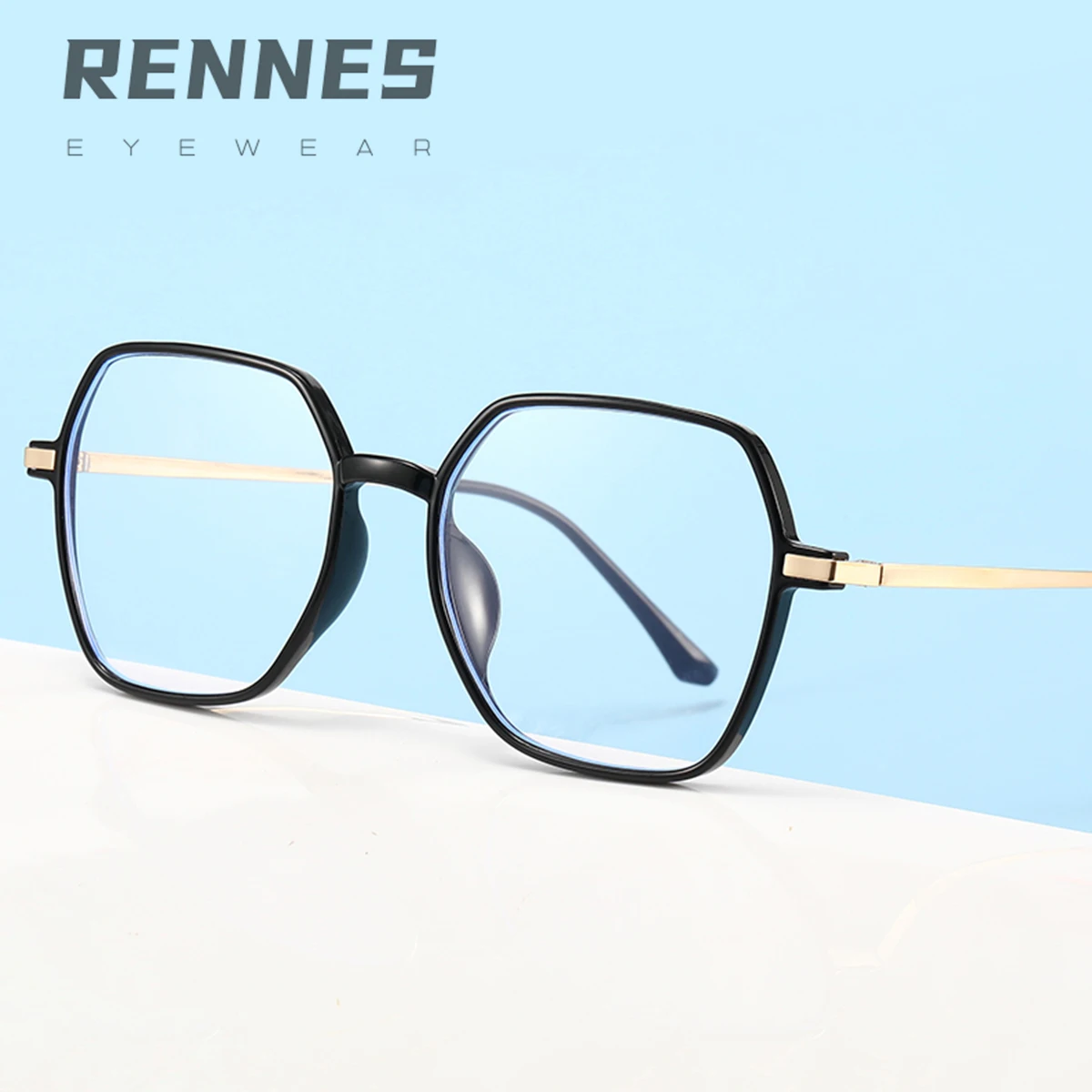 RENNES 2021 New Korean style Japanese style anti-Blue-Ray polygon glasses fashionable retro large frame glasses glasses frame
RENNES 2021 New Korean style Japanese style anti-Blue-Ray polygon glasses fashionable retro large frame glasses glasses frame