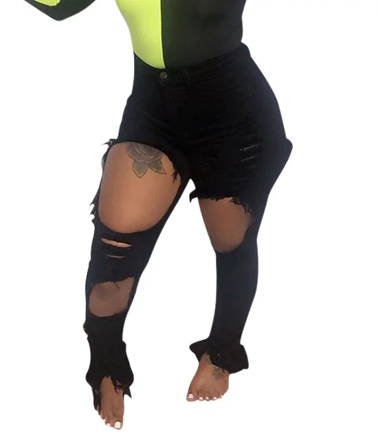 wholesale custom fit casual fashionable plus size four pockets high waist ripped pencil denim jeans women, Picture colors
wholesale custom fit casual fashionable plus size four pockets high waist ripped pencil denim jeans women, Picture colors