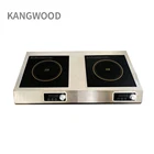 2 Burner Factory In China Manufacture Double Wok Induction Cooker