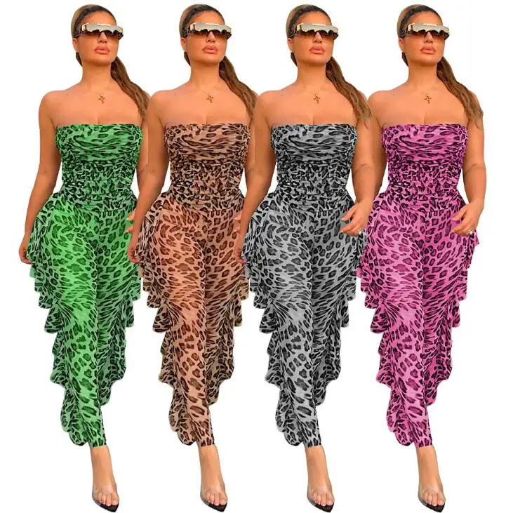GX095 wholesale summer girl clothes off shoulder see throgh leopard sexy ladies jumpsuit women, Picture
GX095 wholesale summer girl clothes off shoulder see throgh leopard sexy ladies jumpsuit women, Picture