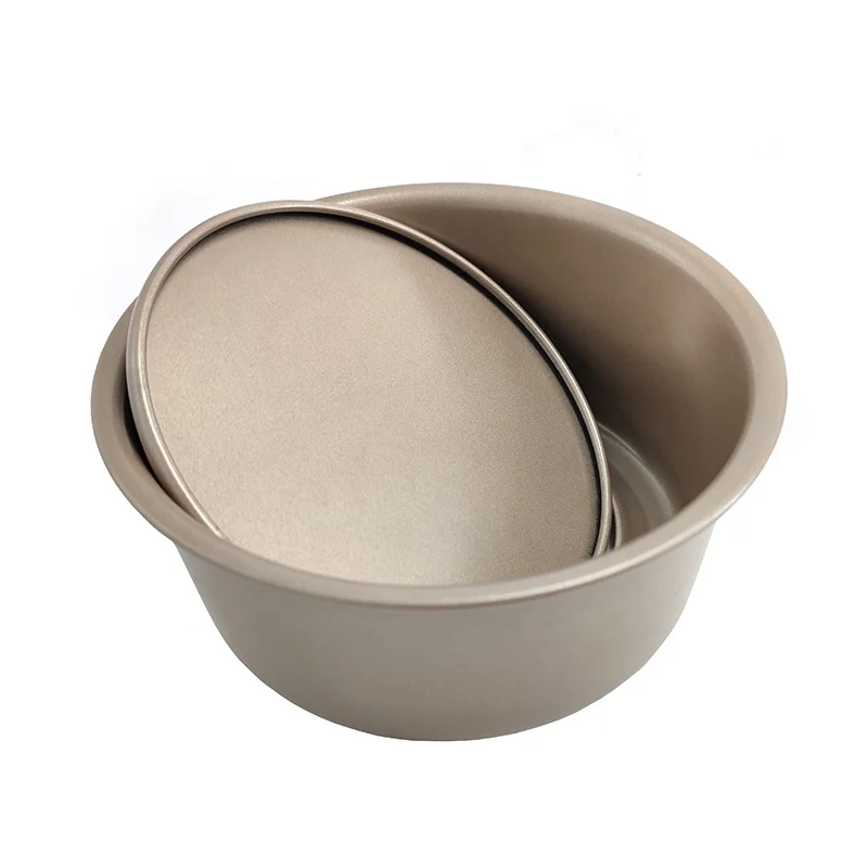 6 8 10 inch Bino Bakeware Nonstick Carbon Steel Gold Cake Pan Bakeware Round Baking Pan with Removable Bottom Plate Tray
6 8 10 inch Bino Bakeware Nonstick Carbon Steel Gold Cake Pan Bakeware Round Baking Pan with Removable Bottom Plate Tray