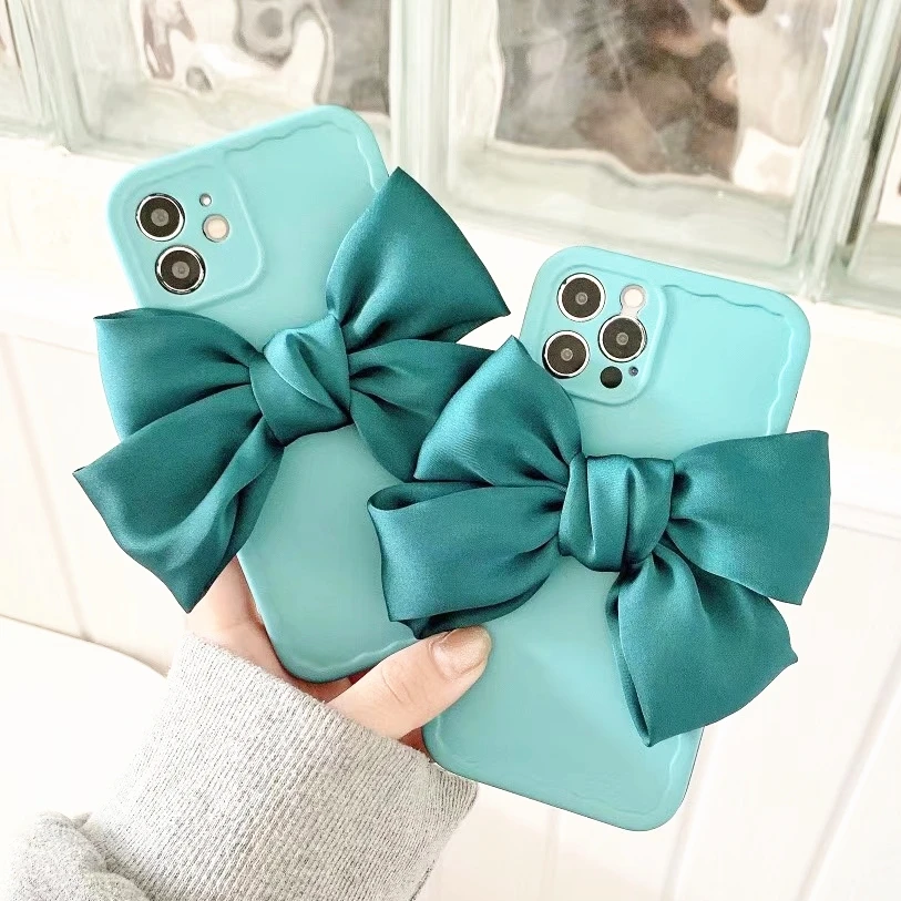 Free Shipping Bowknot Mobile Cover for iPhone 12 Case 11 Pro Max Mini Fashion 2021 New Green Soft Cell Phone Case
Free Shipping Bowknot Mobile Cover for iPhone 12 Case 11 Pro Max Mini Fashion 2021 New Green Soft Cell Phone Case
