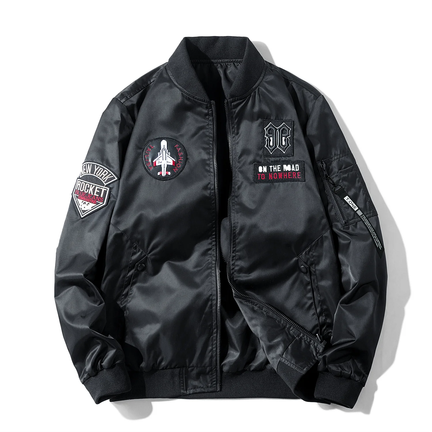 Fashionable New Man Clothing Windproof Plus Size Men's Coat Bomber Pilot Zip Up Thick Jacket, 3 colors
Fashionable New Man Clothing Windproof Plus Size Men's Coat Bomber Pilot Zip Up Thick Jacket, 3 colors