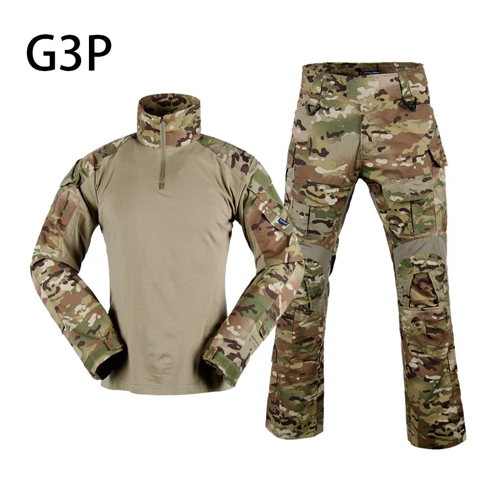 G3P Men's Tactical Frog Shirt Long Sleeve For Military Army Combat Uniform Shirt Frogman Set Tactical Pant
G3P Men's Tactical Frog Shirt Long Sleeve For Military Army Combat Uniform Shirt Frogman Set Tactical Pant