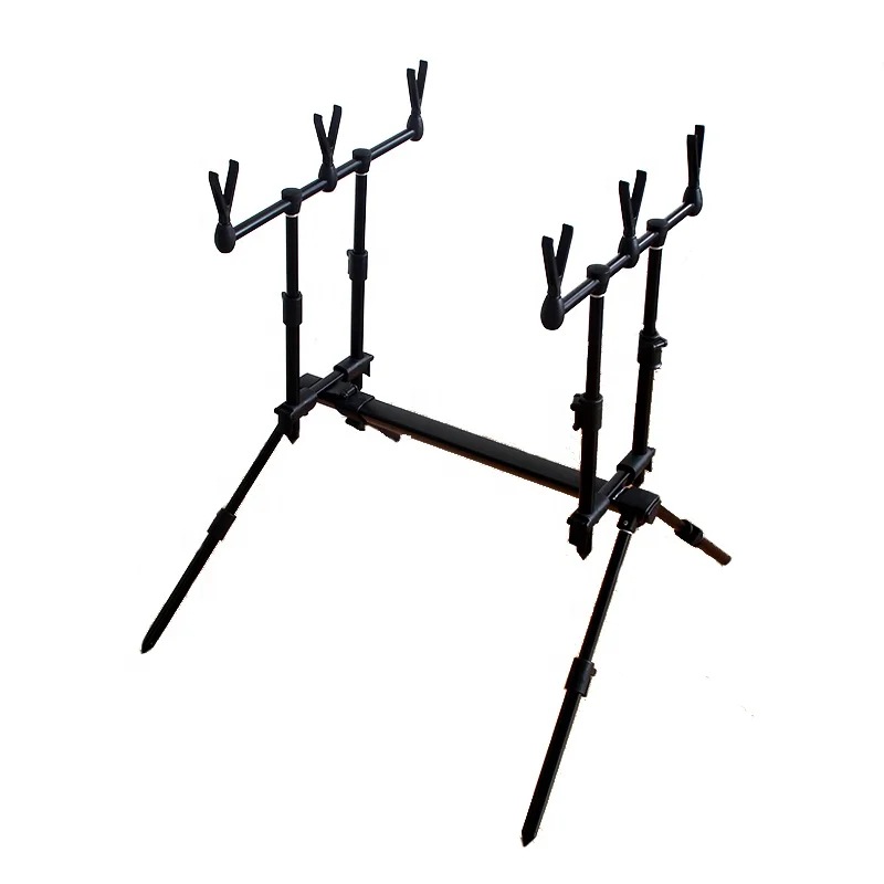 4 Feet Adjustable Fishing Rod Pod Retractable Stand Holder Aluminum Rod Pod with 6 Hold Rest Seat With Bag
4 Feet Adjustable Fishing Rod Pod Retractable Stand Holder Aluminum Rod Pod with 6 Hold Rest Seat With Bag