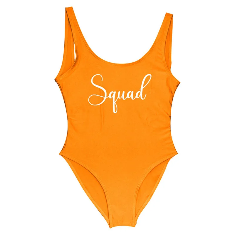 Wholesale Custom Bridal One-Piece Swimsuit Bride&Squad Swimwear Beach Suit Bridesmaid Swimsuit For Bachelorette Party
Wholesale Custom Bridal One-Piece Swimsuit Bride&Squad Swimwear Beach Suit Bridesmaid Swimsuit For Bachelorette Party