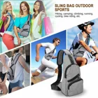 USB Charging Port Sling Bag Shoulder Chest Cross Body Backpack