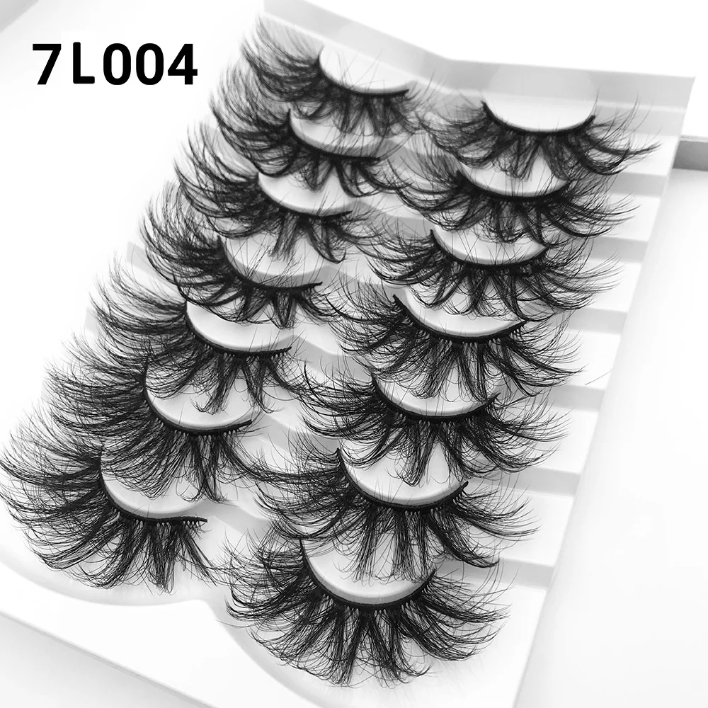 Full strip lashes 7 pairs fluffy and thick 3 D Curly 25 mm faux mink eyelashes good quality handmade other lashes vendor, Black
Full strip lashes 7 pairs fluffy and thick 3 D Curly 25 mm faux mink eyelashes good quality handmade other lashes vendor, Black