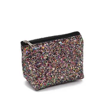 Custom logo women Mini beauty travel make up organizer glitter sequin cosmetic bag, Customized
Custom logo women Mini beauty travel make up organizer glitter sequin cosmetic bag, Customized
