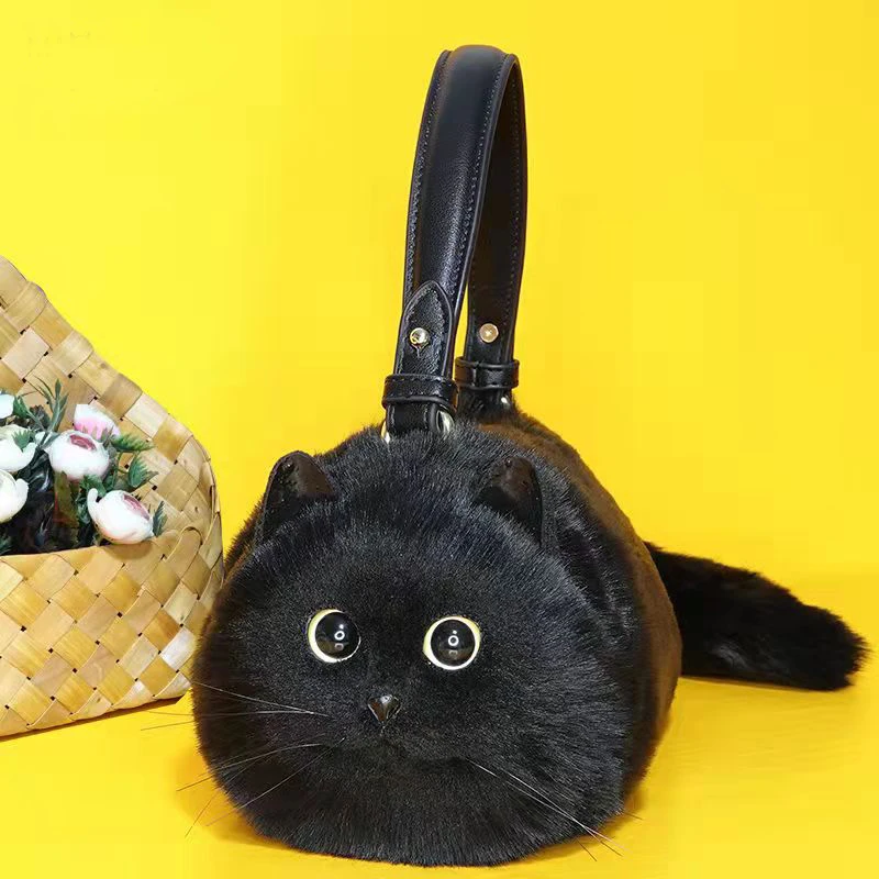 Fashion black cat shape crossbody bag INS hot sale 3D cartoon bags ladies cute handbag
Fashion black cat shape crossbody bag INS hot sale 3D cartoon bags ladies cute handbag