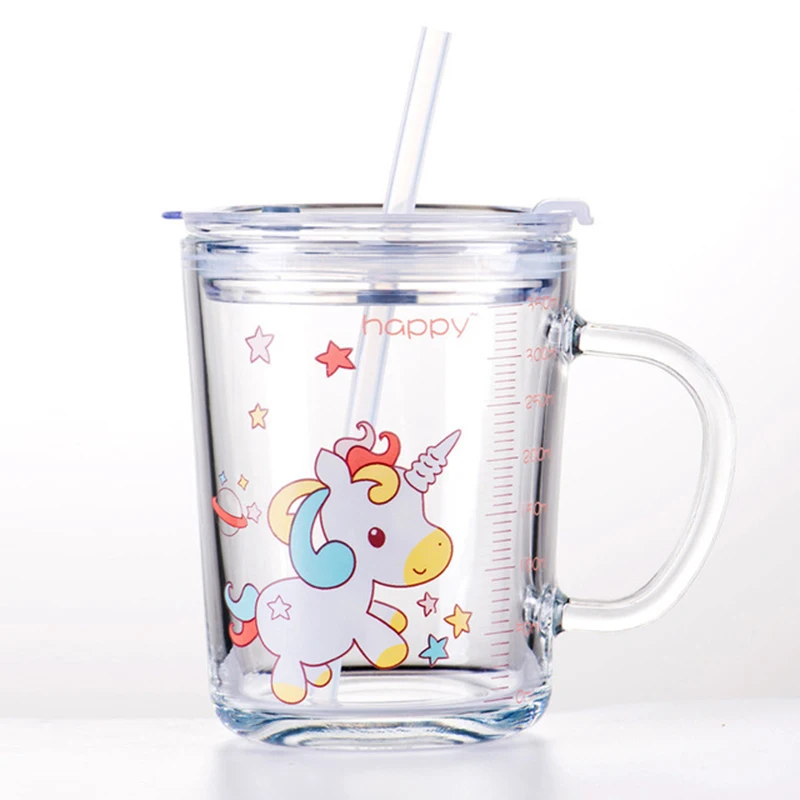 ST 2021 factory custom logo BPA free glass coffee mugs 400ml children milk straw glass drinking cups with lid and scale, As a picture/ custom
ST 2021 factory custom logo BPA free glass coffee mugs 400ml children milk straw glass drinking cups with lid and scale, As a picture/ custom