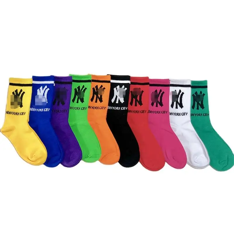 Fashion candy color unisex cotton sports socks to match baseball hat 
Fashion candy color unisex cotton sports socks to match baseball hat