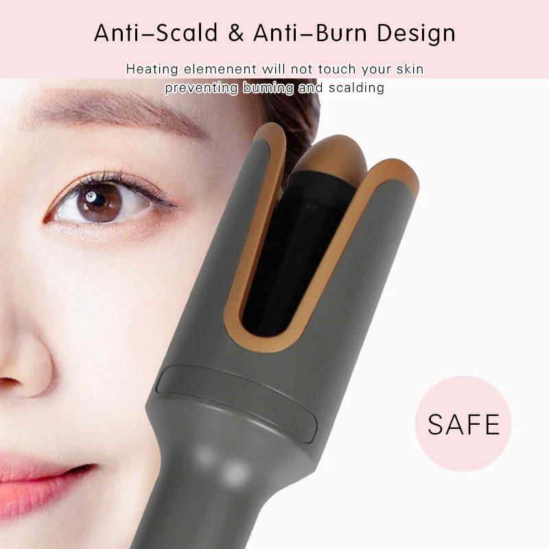 Smart Digital Technology Spray Oil Auto Rotating LCD Display Rating Hair Curling Iron Hair Curler, Customized
Smart Digital Technology Spray Oil Auto Rotating LCD Display Rating Hair Curling Iron Hair Curler, Customized
