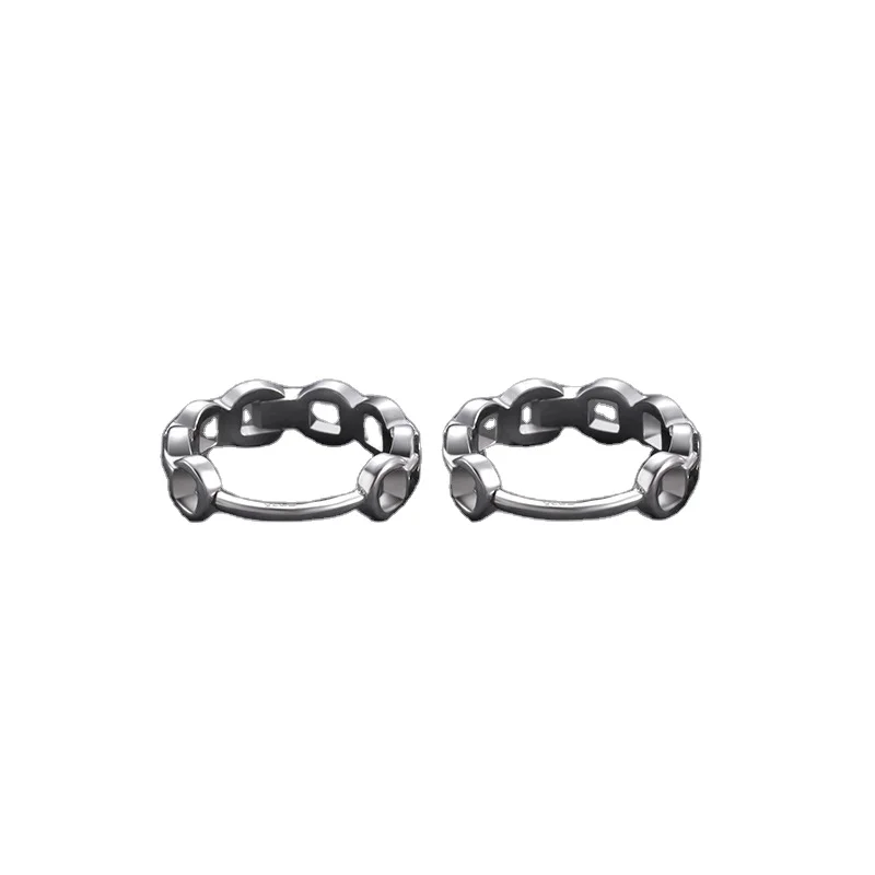 2023 INS Fashion 925 Sterling Silver Cold wind plain Geometric Round silver hoop earring fine jewelry for women
2023 INS Fashion 925 Sterling Silver Cold wind plain Geometric Round silver hoop earring fine jewelry for women