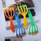 Wholesale Plastic Color Massager Itching Four-Finger Manual Scratching Comfortable Relax Roller Claw Massager
