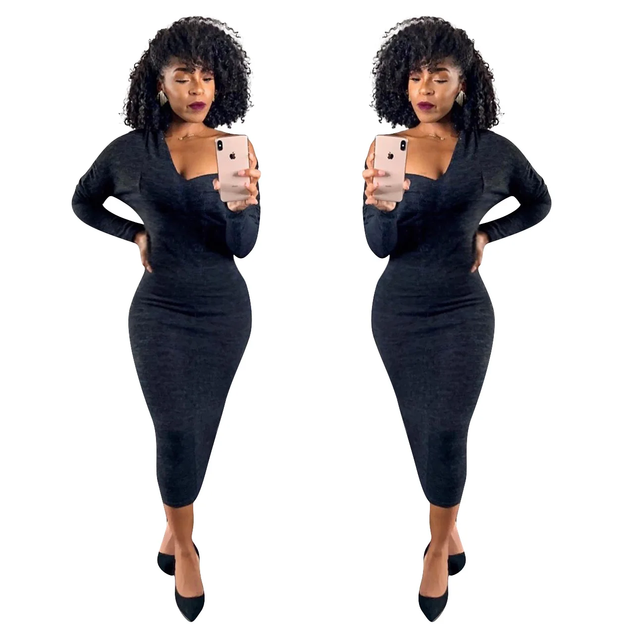 YD-YD8309 Winter 2020 women clothing New Arrivals Wholesale Sexy Slim off-the-shoulder dress
YD-YD8309 Winter 2020 women clothing New Arrivals Wholesale Sexy Slim off-the-shoulder dress