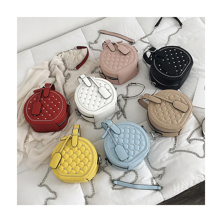 Hot Sales Rivets Ladies Luxury Shoulder Crossbody Purses Women Circle Hand Bags Round Purses and Handbags for Women Bags Clutch
Hot Sales Rivets Ladies Luxury Shoulder Crossbody Purses Women Circle Hand Bags Round Purses and Handbags for Women Bags Clutch