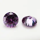 8mm round shape synthetic cubic zirconia loose gemstone cheap price for jewelry