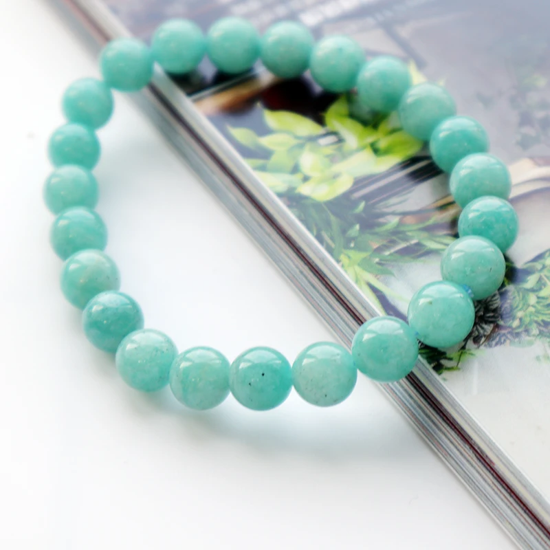 8mm Natural Russian Amazonite Gemstone Round Beads Handmade Stretch Bracelet 7" Unisex
8mm Natural Russian Amazonite Gemstone Round Beads Handmade Stretch Bracelet 7" Unisex