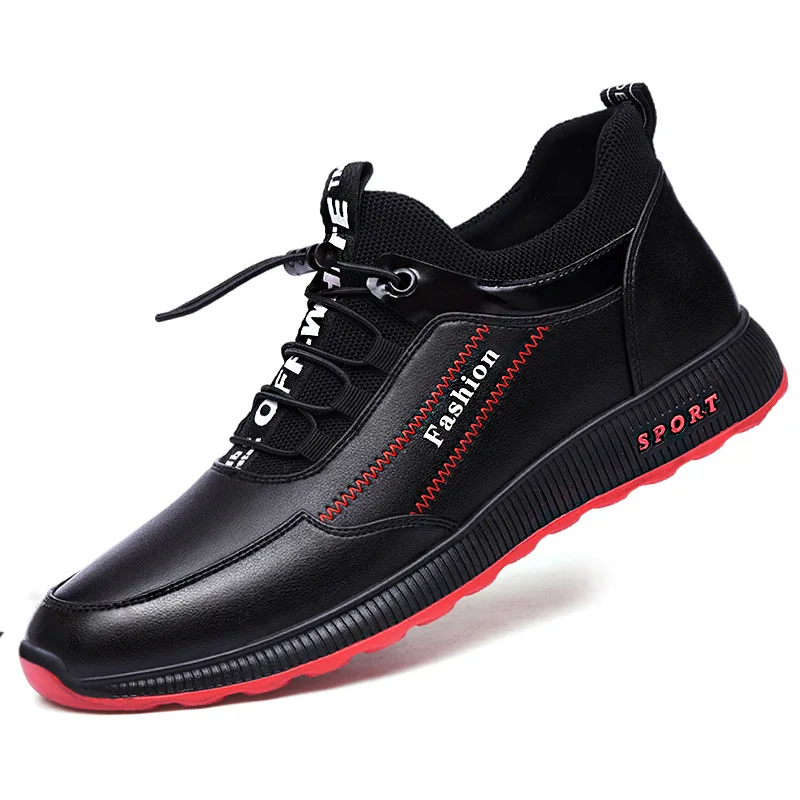PU Upper Comfortable Sole Men Sneakers Shoes Casual Walking Running Footwear, Pu black/mesh black
PU Upper Comfortable Sole Men Sneakers Shoes Casual Walking Running Footwear, Pu black/mesh black