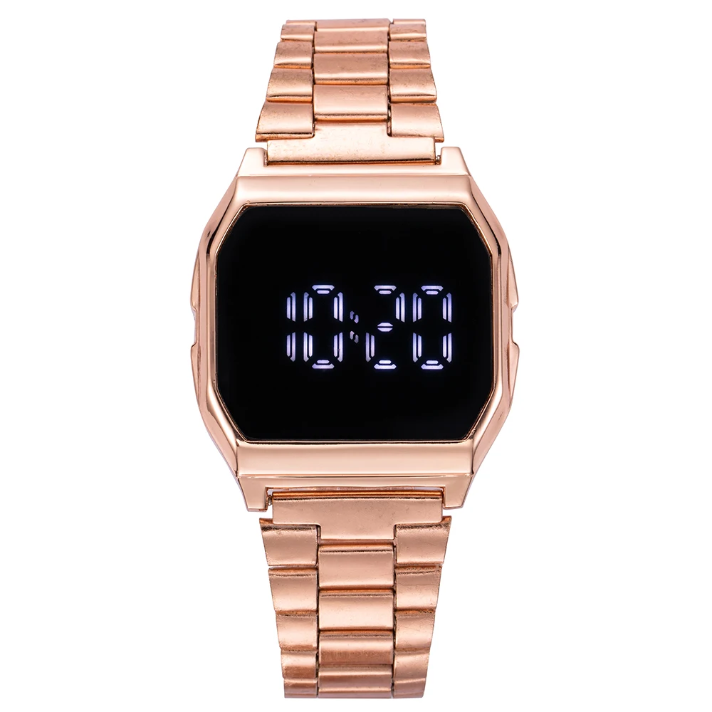 Kegllect New LED Touch Screen Digital Watch Stainless Steel Strap Men Quartz Watches Square Digital Wristwatch
Kegllect New LED Touch Screen Digital Watch Stainless Steel Strap Men Quartz Watches Square Digital Wristwatch