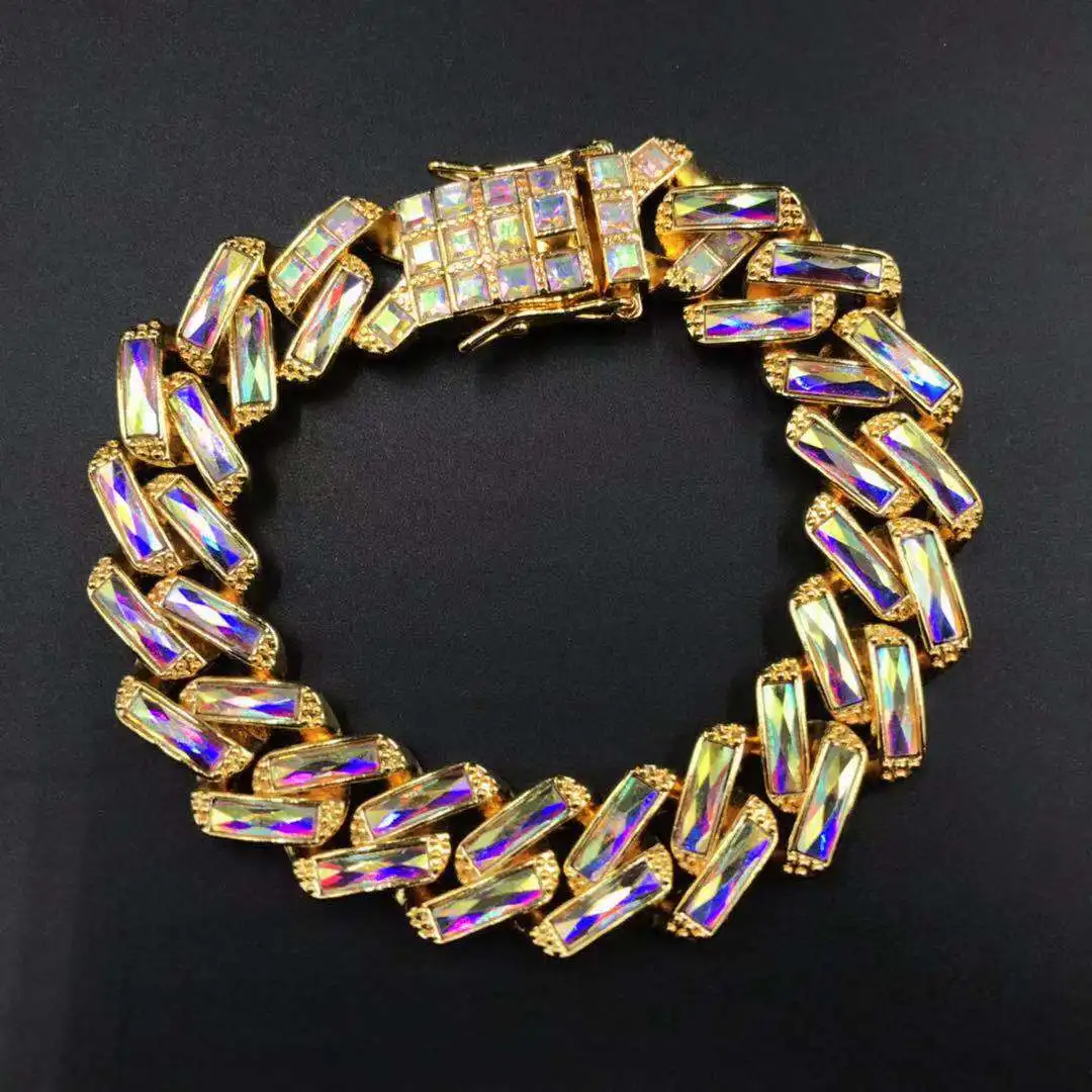 Yellow Gold Plated Hiop Hop Watch Miami Curb Link Chain Bracelets For Men Women Jewelry Wholesale
Yellow Gold Plated Hiop Hop Watch Miami Curb Link Chain Bracelets For Men Women Jewelry Wholesale