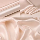 Costume Silk Sleep Eye Mask Material 16/19/22/25MM Custom Non-toxic 48 Colors Fabric